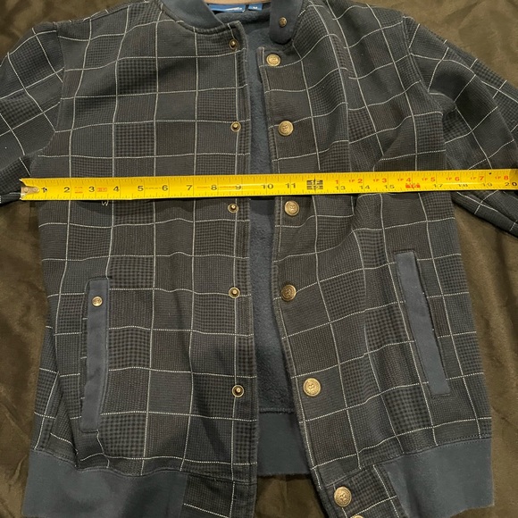 Vans navy cotton bomber light Weight button up - Picture 3 of 5